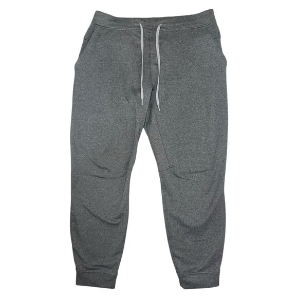Lululemon Men’s Large City Sweat Thermo Jogger Pants Heathered Grey Activewear - Picture 2 of 9